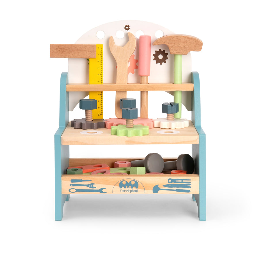 Wooden Play Tool Workbench Set